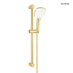 Sprchový set OLTENS Driva EasyClick (S) Alling 60 36002080 zlatý lesk/bílá